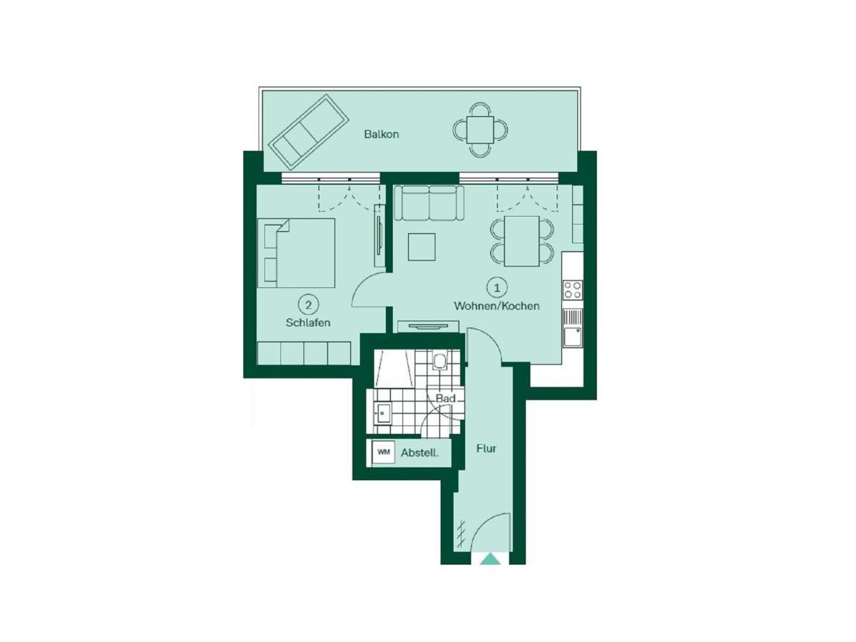 Apartment "Haffblick" - Haffresidenz Garz  Bagian luar foto